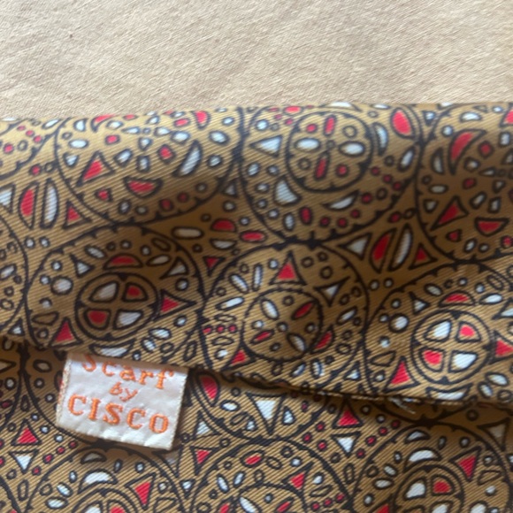 Vintage Scarf by Cisco Pure Silk - Picture 4 of 5